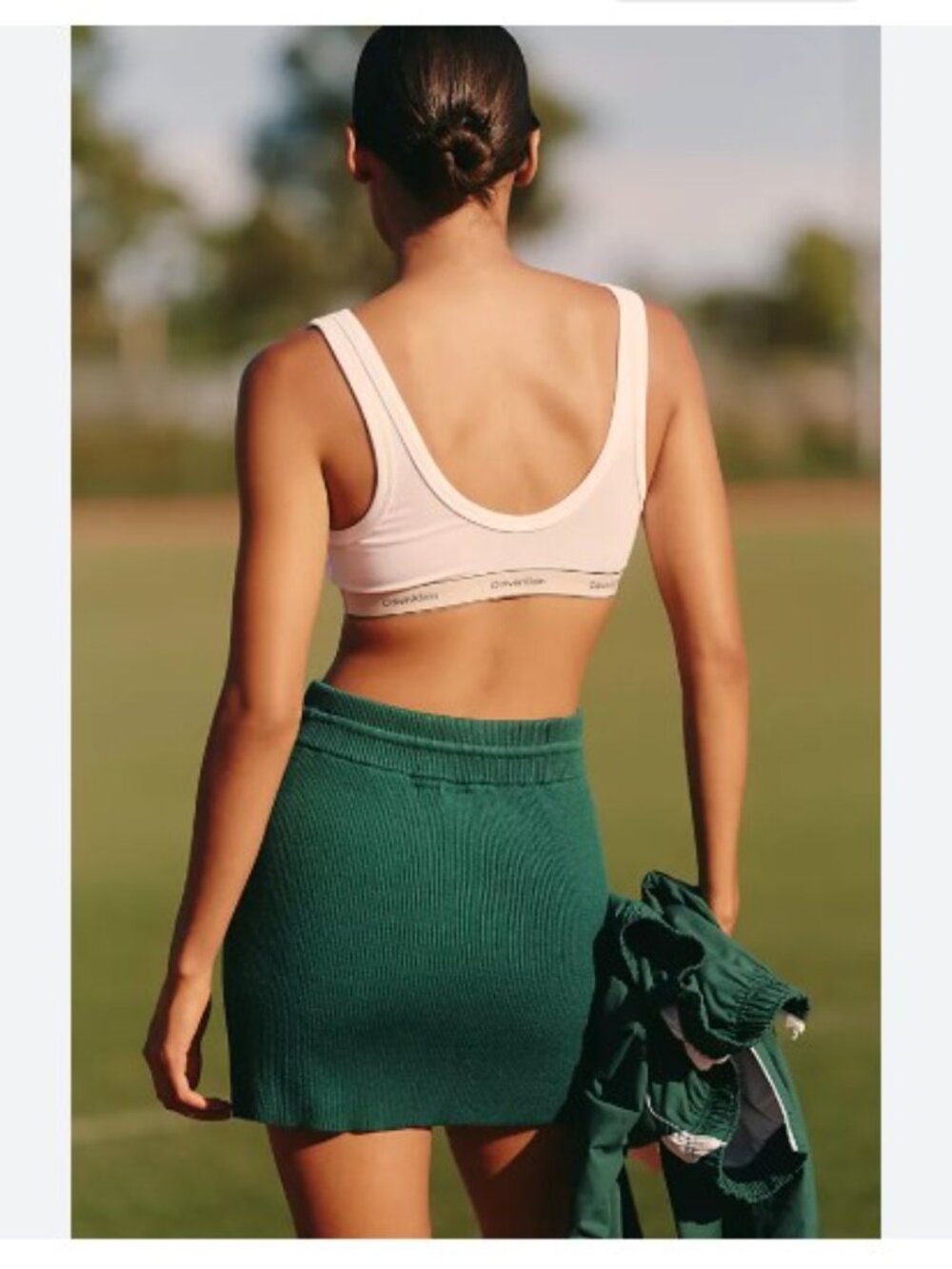 LSPACE x Anthropologie Jet Set Mini Skirt in Green - Size Medium - NWT - Picture 2 of 6